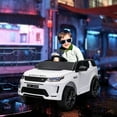 thumbnail image 2 of Qaba 12V  Land Rover Licensed Kids Electric RC Car, Toddler Ride on Toys Gift, White, 2 of 10