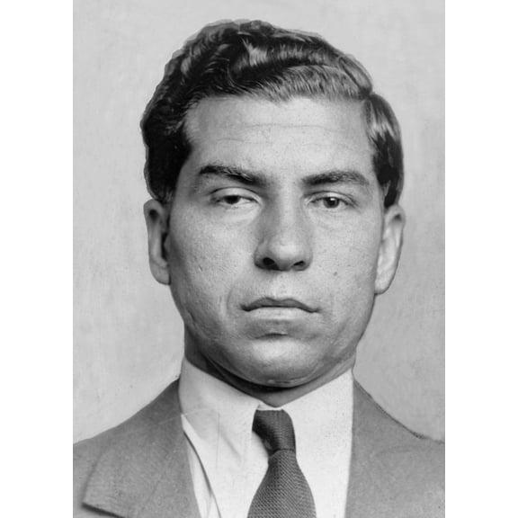 Lucky Luciano (1896-1962) Was Imprisoned From 1935 To 1946 History (18 x 24)