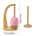 thumbnail image 1 of Holder Knitting Crochet Wooden Frame Spool Holder Stand Yarn Crocheting Wooden Thread Spool Accessories Winding Wool Spool, 1 of 7