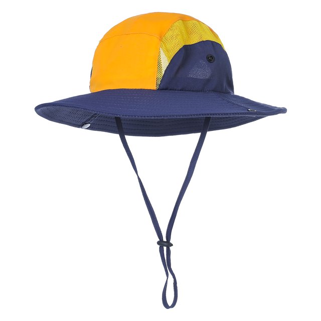 Sombrero para el sol para mujer, ala ancha, para verano, con cola de caballo, plegable