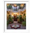 thumbnail image 2 of Art.com Interior Courtyard of Villa Des Orangers Hotel, Marrakesh, Morocco Photographic Print, White Frame Wall Art, 17" x 21", 2 of 5