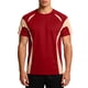 thumbnail image 2 of Ceisia Men's Athletic Short Sleeve T-shirt Color Block Round Neck Fitness Basketball Training Sport Tee Tops Wine XXXL Gifts, 2 of 8