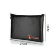 thumbnail image 2 of Document Bag Fire Resistant Protection Bag Fireproof Pouch Files Safety, 2 of 10
