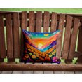 thumbnail image 2 of Colorful Marigolds Fabric Decorative Pillow 14 in x 14 in, 2 of 5