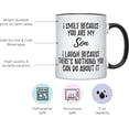 thumbnail image 2 of YouNique Designs Son Coffee Mug, 11 Ounces, Funny gifts from Mother to Son, Dad to Son Gifts, Best Son Ever Gifts (Black Handle), 2 of 5