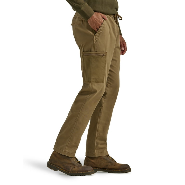 Wrangler Men s and Big Men s Mixed Media Cargo Pant Walmart