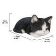 thumbnail image 3 of Hi- Line Gift 87699-B Kitten Sleeping Black & White Cat Statue, 3 of 7