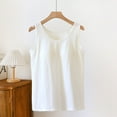 thumbnail image 2 of Posijego Womens Cotton Tank Tops with Bra Pads Sleeveless Shirts Basic Summer Tank Tee for Women, 2 of 6