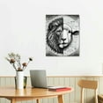 thumbnail image 3 of Nawypu  Christian Lion Wall Art Scripture Bible Verse Wall Decor Lion of Judah Poster Religious Canvas Prints Painting Framed Artwork for Bedroom Living Room Church, 3 of 5