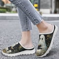thumbnail image 4 of POLERO Ghost Shoes for Women Lady Halloween Party Slip On Mules Lightweight Breathable Walking Shoes Open Back Slippers Casual Garden Clogs, 4 of 7