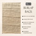thumbnail image 2 of Sac en Toile de Jute Réutilisable Multi-Usage y Pouces Sac de Course pour Pommes de Terre 23 Pouces Adapté pour Usage Extérieur pour Légumes et Jardinage Sac en Toile de Jute, 2 of 5
