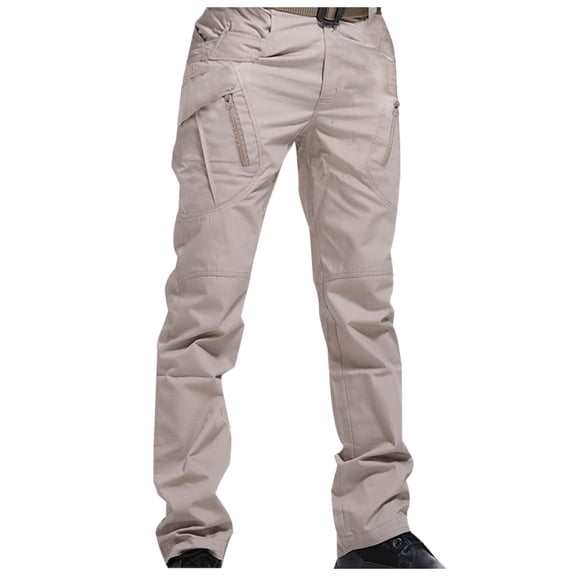 Mens Tactical Pants Ripstop Cargo Work Pants With Multi Pockets Water Resistant Breathable Hiking Construction Pant