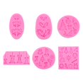 thumbnail image 1 of Moldes de fondants de Navidad para cocina, bombones, pasteles, regalos para hornear, amantes del horneado, Style7,11 Feliz Sencillez, 1 of 5