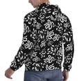 thumbnail image 6 of Kdxio Snake Print Mens Casual Hooded Collar Drawstring Hoodies Pullover Sweatshirts Casual Long Sleeve Shirts-Large, 6 of 7