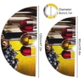 thumbnail image 3 of GZHJMY Wine Bottle Oak Barrels Christmas Tree Skirt 47.2Inch Tree Skirt for Holiday Christmas Decorations Xmas Tree Skirt Xmas Decorations, 3 of 6