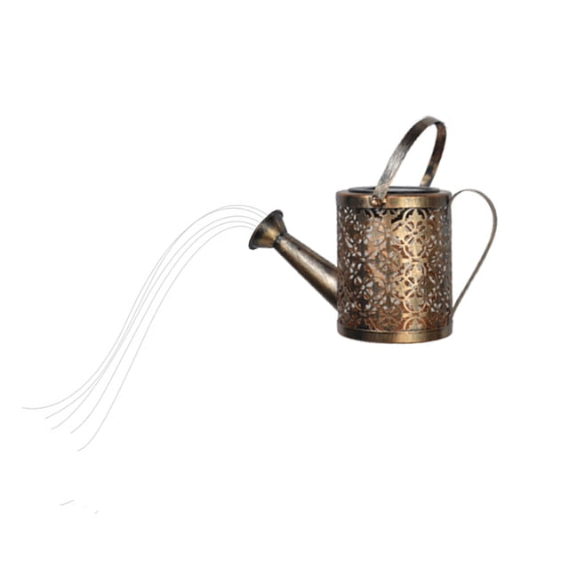 Toystoory Lámpara de adorno de regadera Solar para exteriores, decoración de luz artística para jardín, ducha de hierro hueca, luces LED, cadena, Iluminación y accesorios Toystoory HA006285-00B