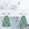 thumbnail image 6 of Hanging Towels 2 Pcs, Dish Towels Cute Couple Beaver Absorbent Hand Towels with Hanging Loop Washcloth for Bathroom Kitchen, 6 of 6