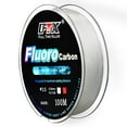 thumbnail image 2 of 100M Fluorocarbon Fishing Lure Line 4.13-34.32LB Carbon Fiber Leader Soft Line, 2 of 9