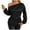 Black, variant on Off the Shoulder Tops for Women Trendy Ruched Long Sleeve Side Drawstring Dressy Casual Tunic Tops