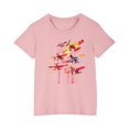 thumbnail image 1 of RXIRUCGD 2025 Vêtements d'Été pour Enfants T-shirt Imprimé Mode Mignon Col Rond Manches Courtes, 1 of 5