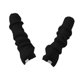 thumbnail image 2 of Calentadores de brazos tejidos, mitones de punto de invierno, calentadores de muñecas estilo japonés negro, 2 of 9