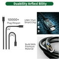 thumbnail interactive-video image 1 of 65W USB C Laptop Charger For Dell Latitude, XPS, Chromebook - Replacement Type C AC Adapter 1 of 14