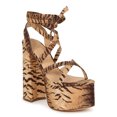thumbnail image 1 of Liliana Strappy Tie Up Chunky Platform Heel 19908, 1 of 4