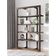 thumbnail image 2 of Signature Design By Ashley Breckington 4-Shelf Bookcase - Dark Brown Wood Finish, 2 of 9