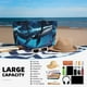 thumbnail image 5 of Fotbe Colorful Ocean Whale Bolsa de Viaje para Playa - Resistente al Agua, Bolsa Tote de Gran Capacidad y Ligera con 7 Bolsillos para Mujeres y Hombres, 5 of 7