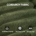 thumbnail image 5 of Lunale 95" L-Shaped Modular Sectional Sofa, No Assembly Required, Boneless Corduroy Cloud Couch for Living Room, Green(Right Facing Chaise), 5 of 6