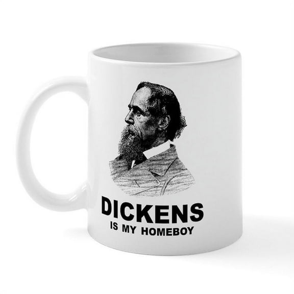 CafePress - Charles Dickens Homeboy Mug - 11 oz Ceramic Mug - Novelty Coffee Tea Cup