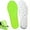 Green, variant on Footstr Insoles, Footstr – Insolex, Breathable Soft Foam Shoe Insole, 4D Elastic Cloud Soles Lightweight Arch Support Inserts, Shock Absorption Sports Insoles, for Women & Men (Black, 43-44)