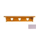 thumbnail image 1 of Little Colorado 1230LAVHT Wall Shelf without Pegs - Heart in Lavender, 1 of 1