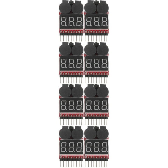 4 Count Battery Checker Tester for Household Batteries