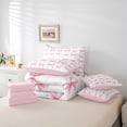 thumbnail image 6 of Castle Fairy Kids Kawaii Bowknot Twin Bedding Sets,Dreamy Ribbon Bow Bedding Comforter Set, 6 of 8