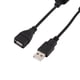 thumbnail image 2 of Adaptador de Red Amonsee USB 2.0 a RJ45 Cable de Extensión Negro, 2 of 5