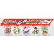 Fun Sweets brand 5 pack Christmas Cotton Candy Sampler. -- Peanut & Gluten Free.