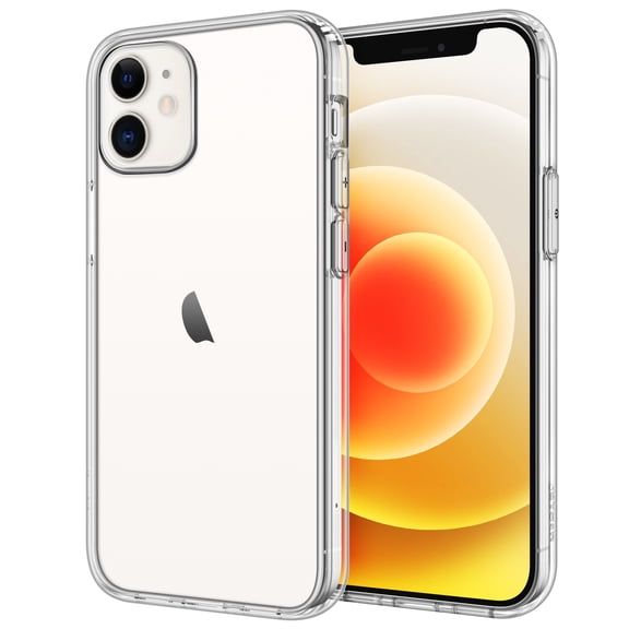 Case for iPhone 12 Mini 5.4-Inch, Shockproof Bumper Cover, Anti-Scratch Clear Back (HD Clear)