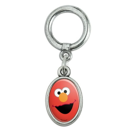 Sesame Street Elmo Face Shoe Sneaker Shoelace Oval Charm Jewelry