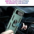 thumbnail image 5 of Compatible with Google Pixel 6 Case Built-in 360 Ring Holder Kickstand, Extreme Protection Military Armor Magnetic Car Dual Layer Protective Heavy Duty Phone Cover For Google Pixel 6,Darkgreen, 5 of 8