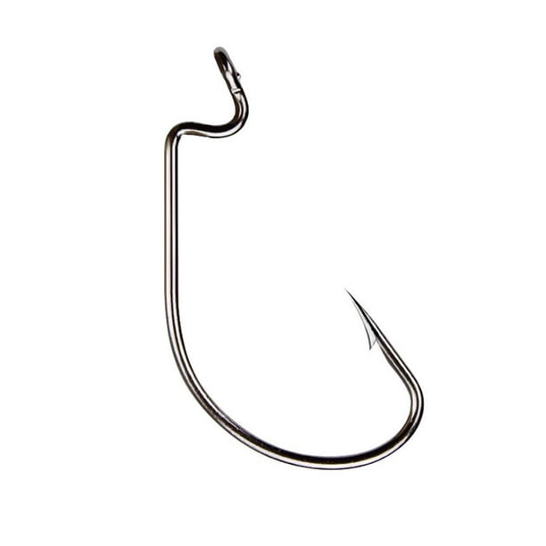 Babydream1 51 Pcs Large Crank Offset Hook Carbon Steel Carbon Steel Fishing Hooks Fishing Hooks Barbed Carp Fishing Hook For Soft Worm Lure