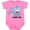 Raspberry, variant on Inktastic My Great Uncle Loves Me with Cute Sharks Boys or Girls Baby Bodysuit