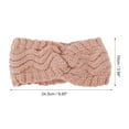 thumbnail image 4 of Unique Bargains 1 Pce Bandeau Confortable Bandeau Croisé Rose, 4 of 6