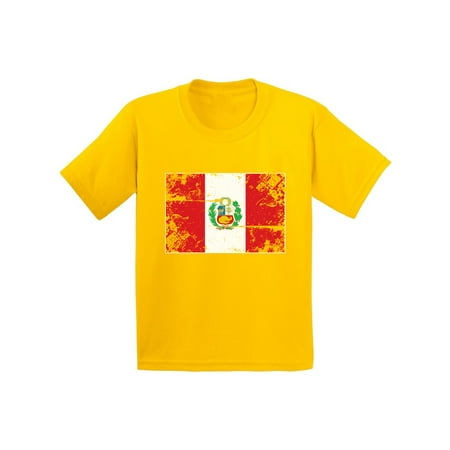 Soccer Clothing For Children Awkward Styles Peru Flag Youth Shirt Flag of Peru Peruvian Youth Peruvian Kids Shirt Kids Peru Soccer Tshirt Soccer Gifts for Boys Peru Shirt for Girls Peruvian Soccer 2018 Tshirt Peru Gifts ()