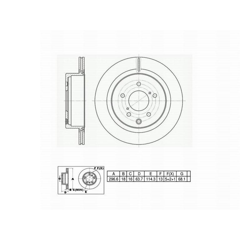 trotro75zz様 WinStop Rear Brake Rotor - Nissan 300ZX 1990-1996 - Walmart.com