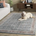 thumbnail image 3 of SAFAVIEH Vintage Tabriz Dimas Abstract Area Rug, Blue/Rust, 5'1" x 7'6", 3 of 8