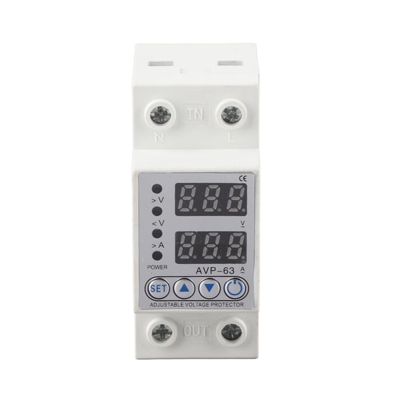 Home Circuit Breaker Digital Display Overcurrent Protection Self Recovery Circuit Breaker 220V 63A 2P