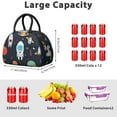 thumbnail image 4 of Space Dream Lunch Bag – Celestial Star Tote with Nebula Print, Insulated & BPA-Free for Women Who Love Cosmic Journeys, 4 of 4