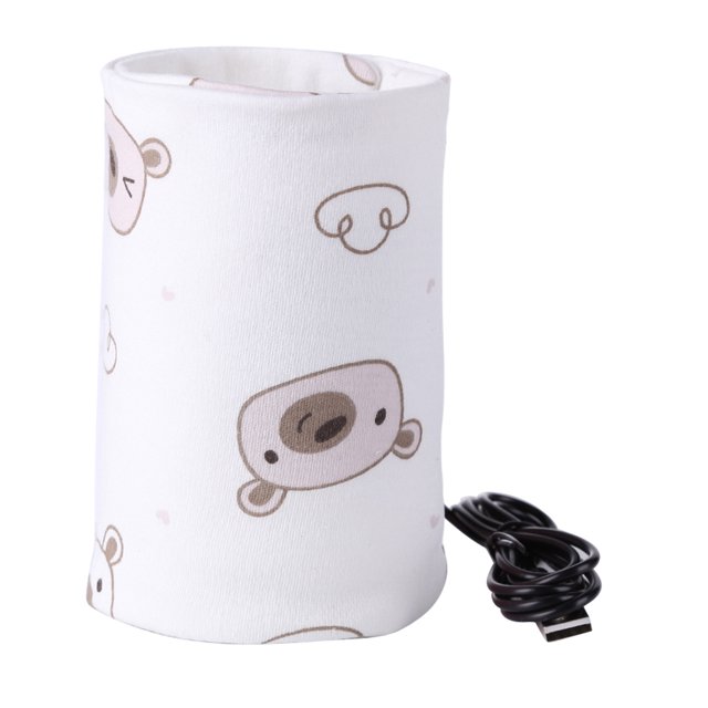 Taza de viaje USB Calentador de agua de leche Calentador de termostato de biberón de lactancia para bebés (F) Ehuebsd sin BPA