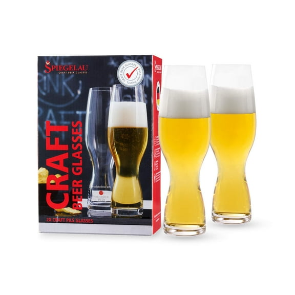 Spiegelau 12.8 oz Craft Pilsner Glass (Set of 2)